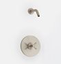 Trask Shower Set Pressure Balance Shower Trim Cross Handle BN