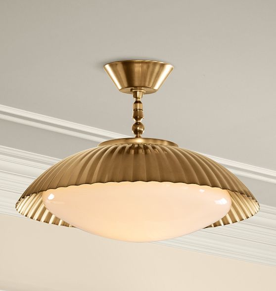Alderman Semi-Flush Mount by Rejuvenation