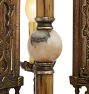 Intricate Vintage 6-Light Candle Chandelier