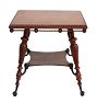 Large Finely Carved Victorian Mahogany Clawfoot Parlor Table