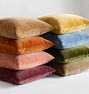 OPEN BOX: Italian Velvet Pillow Cover, 16" x 26" - Gunmetal