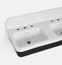 Shiloh Fireclay Double Utility Sink, 40&rdquo; Width