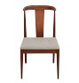 Vintage Reupholstered Teak Dining Chair
