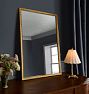 Beaded Cast Brass Frame Mirror