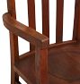 Vintage Slat Back Banker-Style Chair