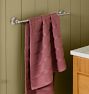 Waffle Stripe Organic Terry Cotton Towel