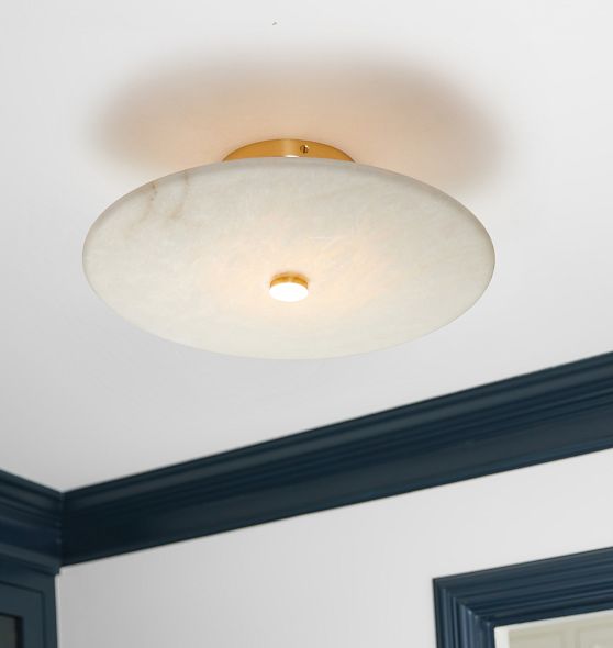 Ankeny Alabaster LED Flush Mount by Rejuvenation