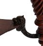 Large Finely Carved Victorian Mahogany Clawfoot Parlor Table