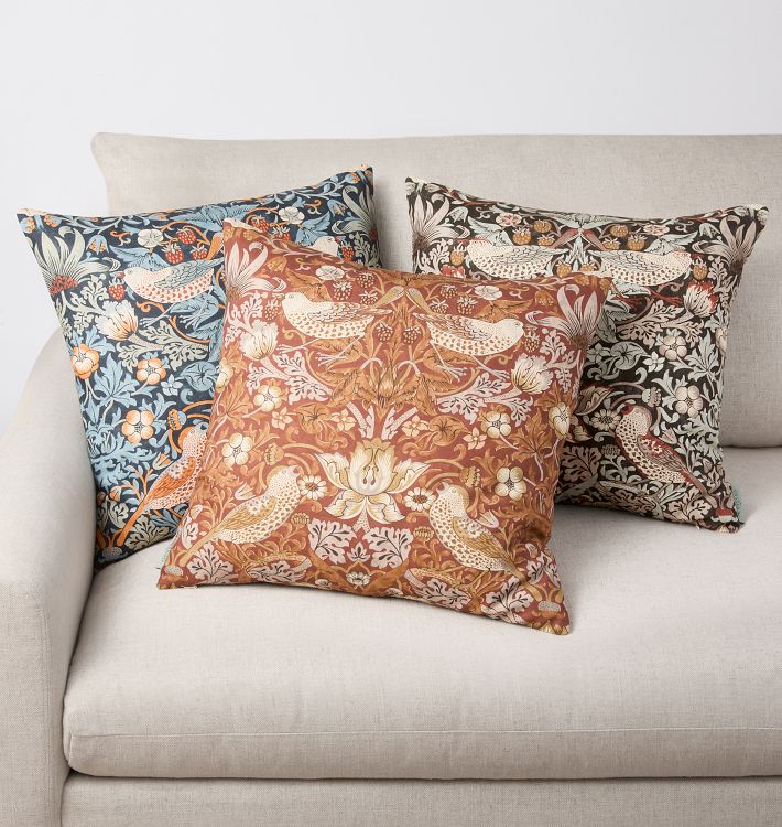 William Morris Strawberry Thief Pillow Cover | Rejuvenation