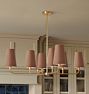 Ansel 42" Chandelier, Metal Shades