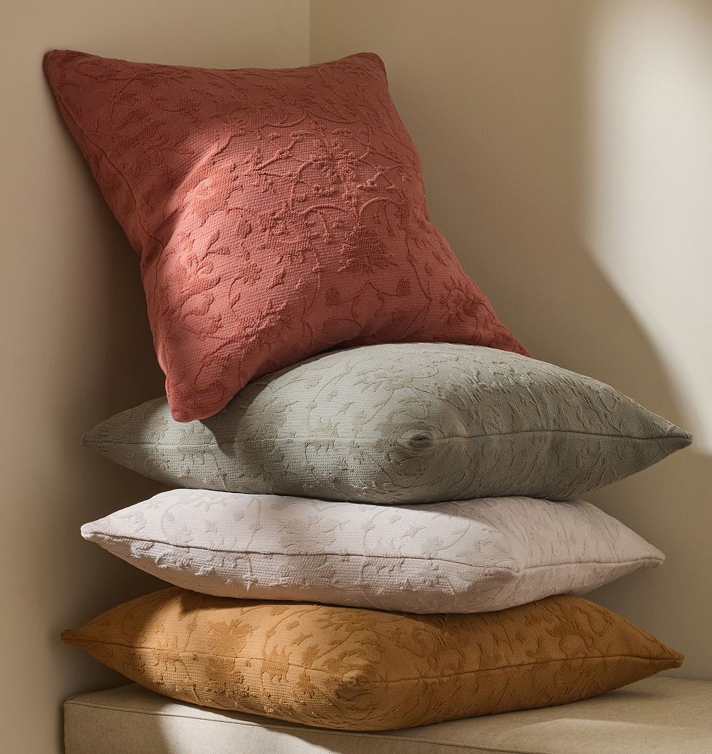 Filigree Jacquard Pillow Cover by Rejuvenation