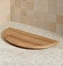 Odin Teak Semi-Circle Bath Mat