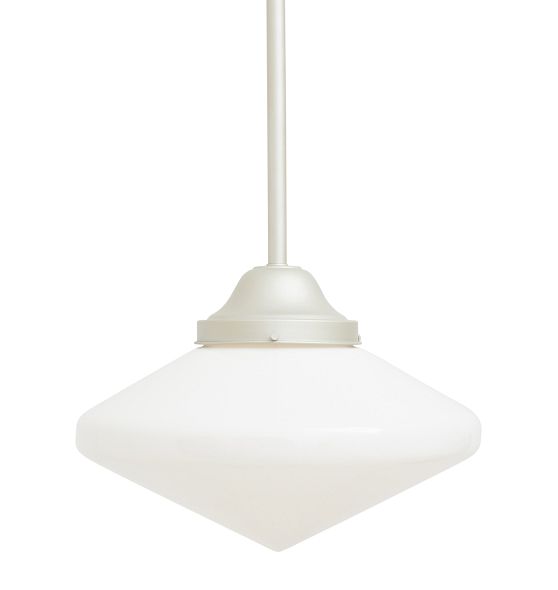 Vintage Stylized Schoolhouse Pendant by Rejuvenation