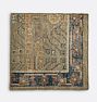 Vogel Hand -Knotted Rug, Swatch - Green Multi