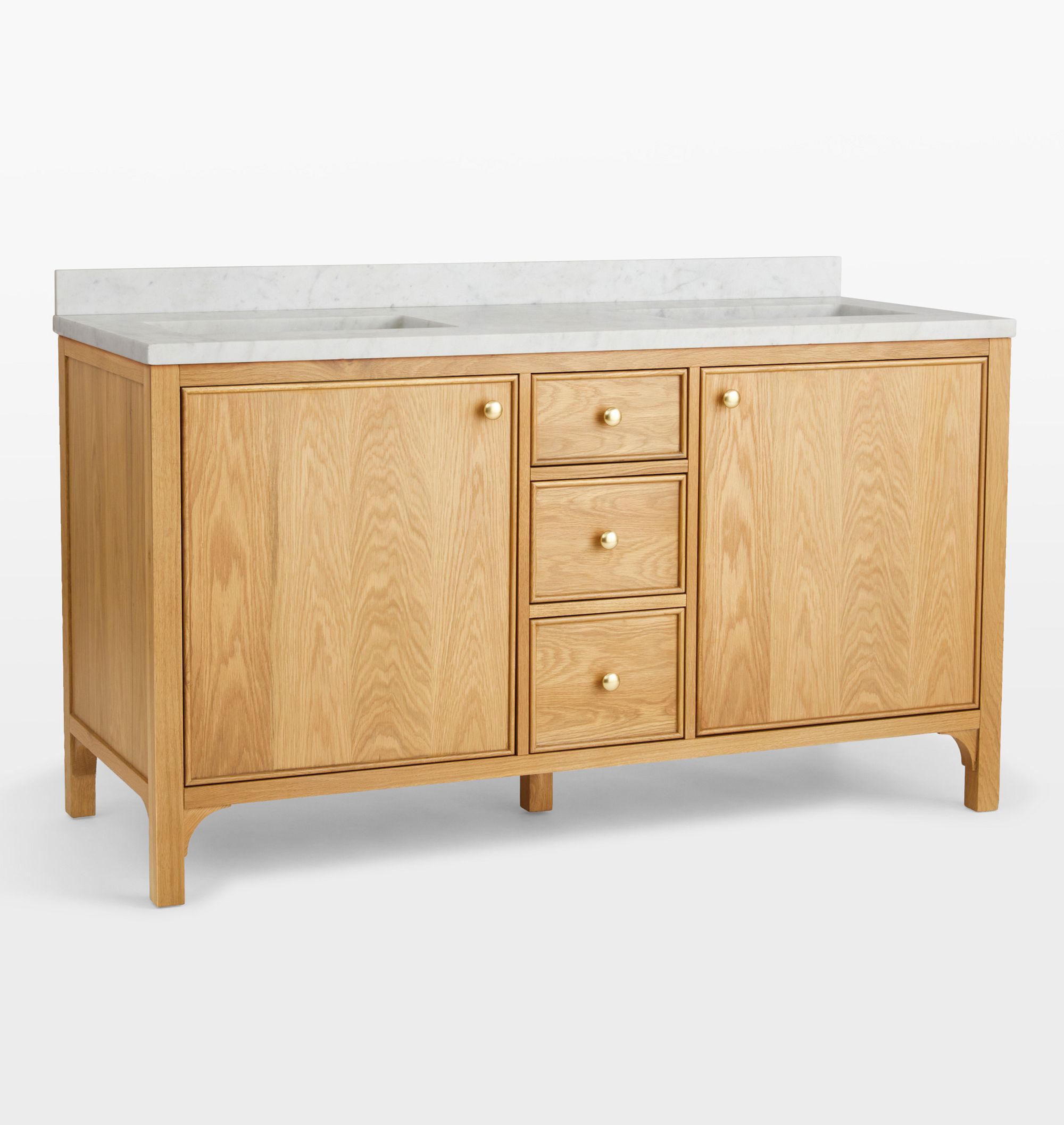 Wallace Double Vanity, 60" by Rejuvenation