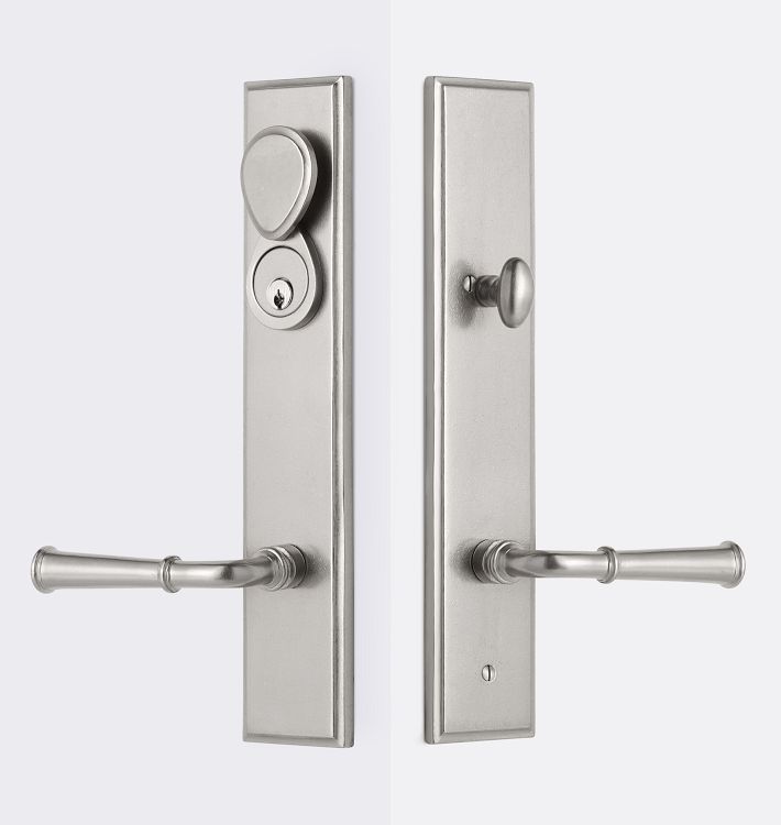 Rewrite8門デッキ Raegan Lever Exterior Bronze Door Set | Rejuvenation