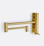 Contemporary Wall Mount Pot Filler, Classic Bronze