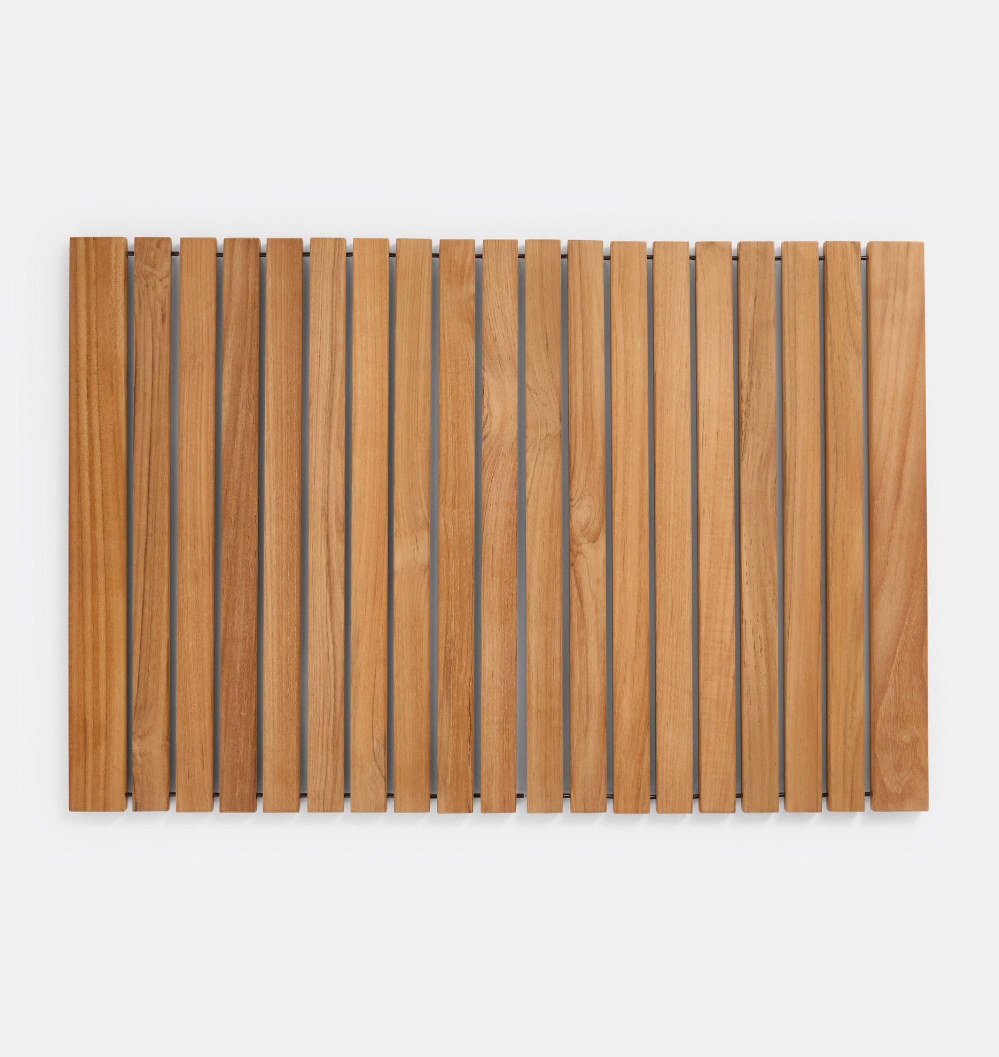 Adela Teak Roll-Up Shower Mat by Rejuvenation