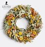 Strawflower Sunset Dried Wreath