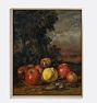 Still Life with Apples Framed Reproduction Wall Art Print 9"x11" by Gustave Courbet