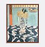 BLUE TABLECLOTH 14INX17IN