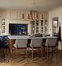 Ansel 42" Chandelier, Metal Shades