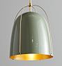 Haleigh 8" Pendant, Metal Shade
