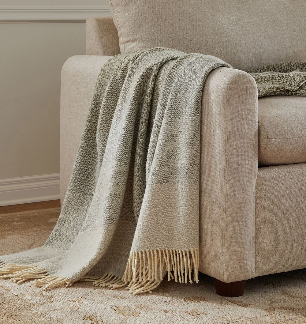 Avoca Mill Wicklow Lambswool Throw by Rejuvenation