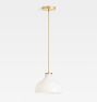 FOLK Abigail 10" Pendant, Glass Shade