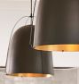 Haleigh 12" Pendant, Metal Shade