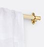 Outside-Mount Cafe Set, Aged Brass