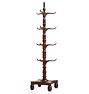 Vintage Victorian Late 19th Century Hall Tree with Turned Details