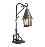 Vintage Classical  Revival Table Lamp with Lantern Shade