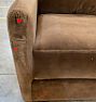 Open Box: Luanna Swivel Chair - Vance Velvet Bark