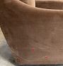 Open Box: Luanna Swivel Chair - Vance Velvet Bark