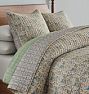 Edisto Reversible Printed Botanical Quilt Full/Queen Agave