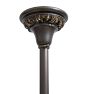 Vintage Classical Revival Chandelier with Floral Motif