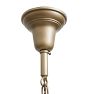 Vintage Classical Revival Late 20th Century Pendant with Ribbed Globe Shade