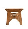 Vintage Traditional Oak Dining Table with Trestle Base