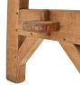 Vintage Traditional Oak Dining Table with Trestle Base