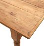 Vintage Traditional Pine Dining Table with Turned Legs