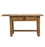Vintage Traditional Spanish Oak Worktable with Drawer