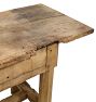 Vintage Traditional Spanish Oak Worktable with Drawer
