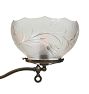 Vintage Victorian Brass Two Light Pendant