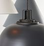 Butte 22" Dome Pendant, Oil-Rubbed Bronze Fitter