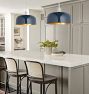 Dekum 16" Pendant, Metal Shade