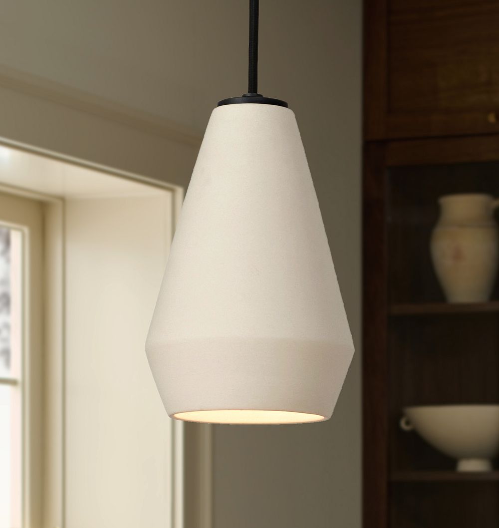 FOLK Abigail 6" Angled Cone Pendant by Rejuvenation