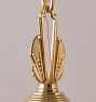 Hollywood 6" Fitter Winged Chain Pendant