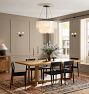 Willamette 32" Double Tier Chandelier, Aged White Glass