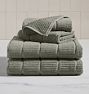 Channel Tile Organic Terry Cotton Towel, Set of 4